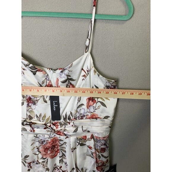 Lulus Dress Womans XL Ivory My Favorite Day Tulip Midi Floral Fall Wedding Guest - Picture 7 of 9
